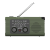 Radio solarne, przenośne radio awaryjne SOS, powerbank 5000mAh, latarka, dynamo, Kruger&Matz